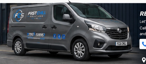 Fast Chill Solutions grey Vauxhall Vivaro